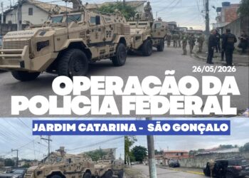 Operação da Polícia Federal no Jardim Catarina
